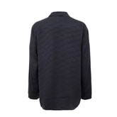 Camisa de viscosa gris Balenciaga